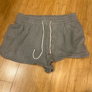Gray lounge shorts